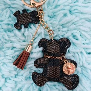Keychain with Fashion Teddy Bear